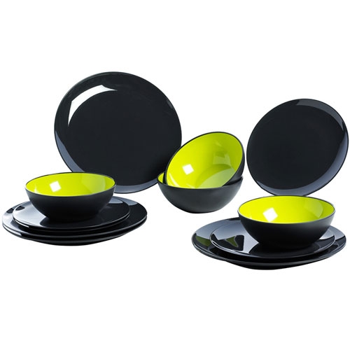 Gimex Greyline Lime 12-Osainen Astiasto