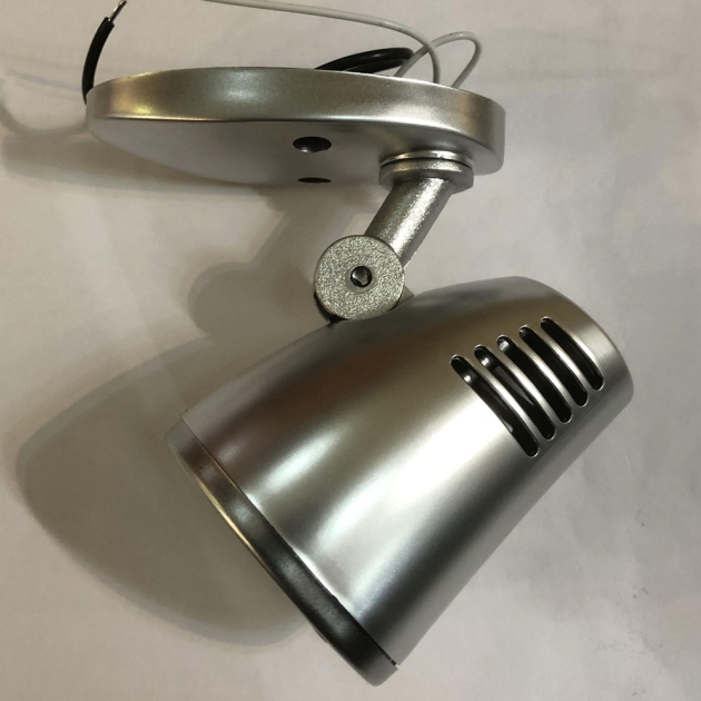 Kohdevalaisin Halogeeni 10W Hopea