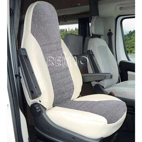 Istuinsuoja Beige/Harmaa Fiat Ducato 07-14 X250 2-p