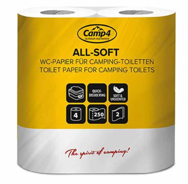 WC- Paperi Camp4 4 Rullaa