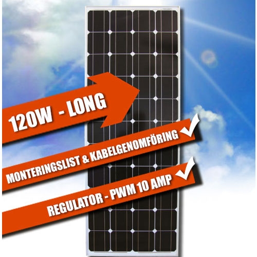 LTC Täydellinen Aurinkokennopaketti 120 W pitkäPWM