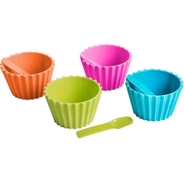 Jäätelökupit Lusikalla 4-kpl Ø 12 cm