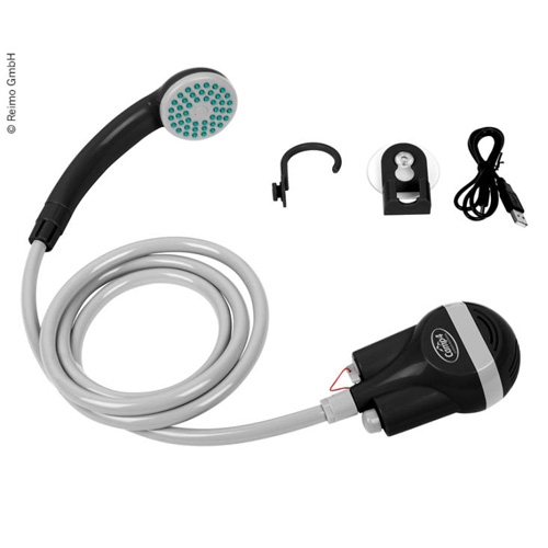 Camp4 Smart Suihku Akulla + 5V USB Latauskaapelilla