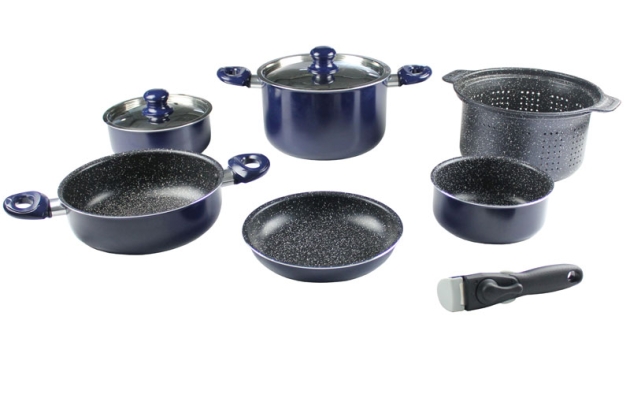 Gimex Kattilasetti 9-Osainen Navy Blue