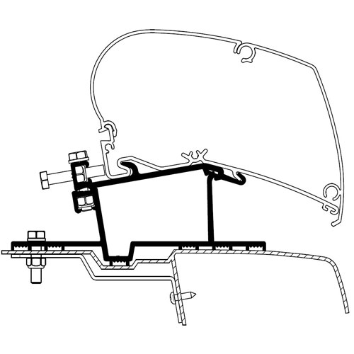 Thule Adapteri  Renault Master /Opel Movano  2011-