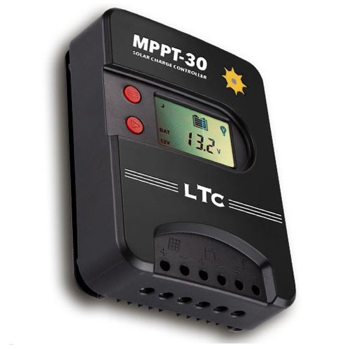 LTC Aurinkokennosäädin MPPT 30Amp Näytöllä