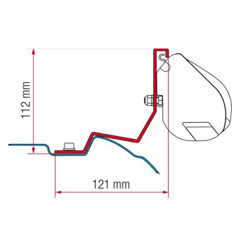 Adapteri Setti Fiamma F35 Mercedes Viano, Viano Marco Polo, Vito 2004-