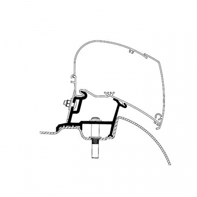 Thule Adapteri Sarja 6 Crafter/Sprinter 2007-2016