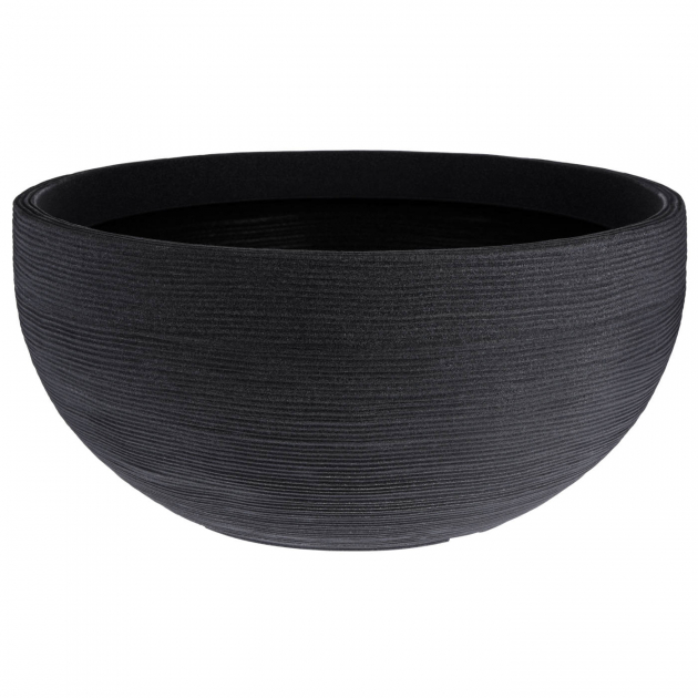 Ruukku Ribbed Korkeus 27cm Halkasija 59cm Antrasiitti