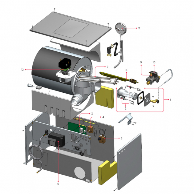 Varaosat Alde Compact 3000