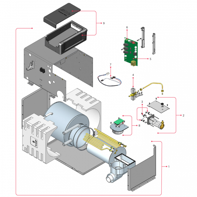 Varaosat Alde Compact 3020