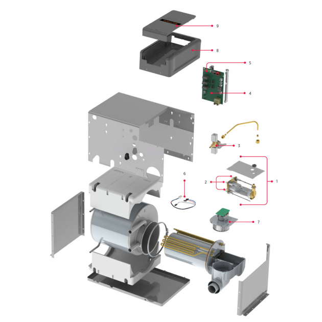 Varaosat Alde Compact 3030