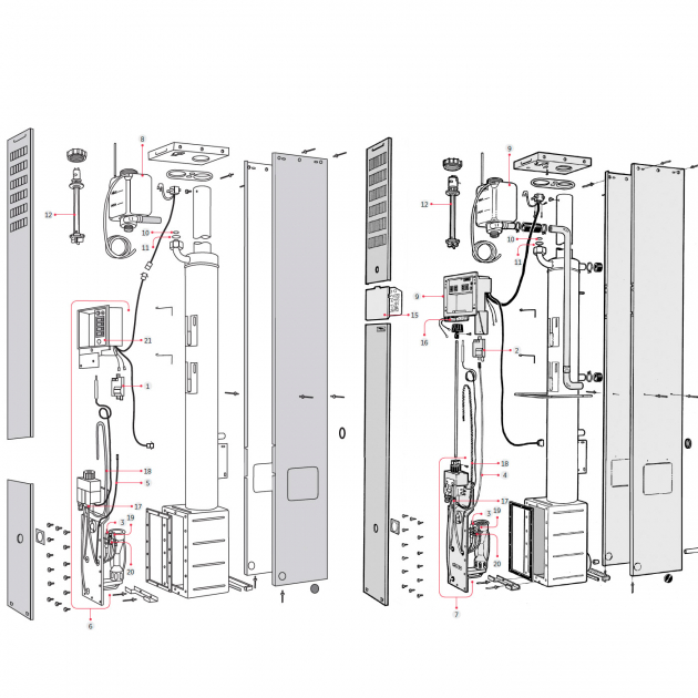 Varaosat Alde Comfort 292