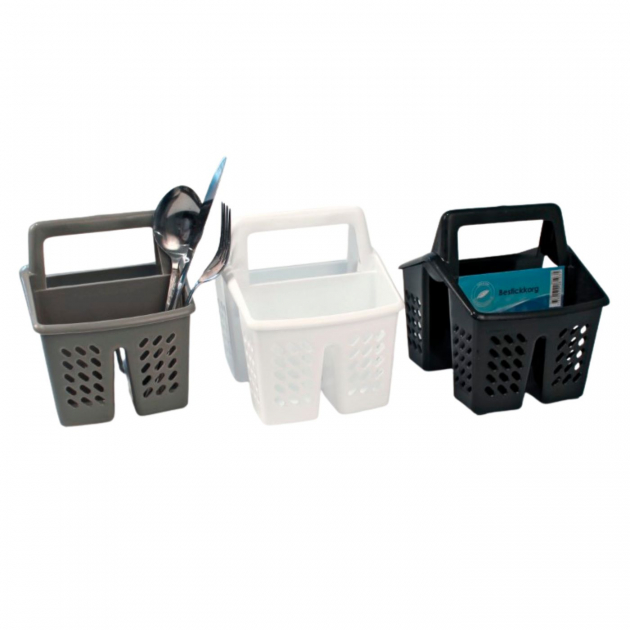 Kahvallinen Ruokailuvälinekori