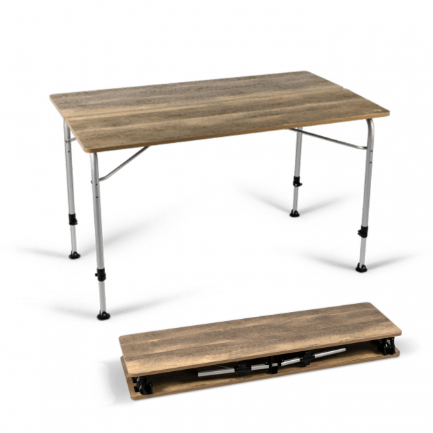 Dometic Retkeilypöytä Zero Oak 120x70 cm Taitettava