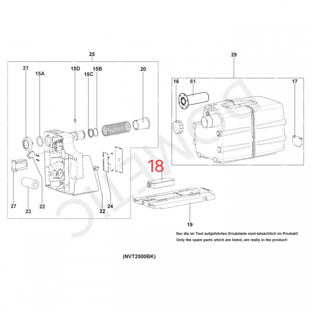 Dometic Suodatin Kompletti WC VT2500