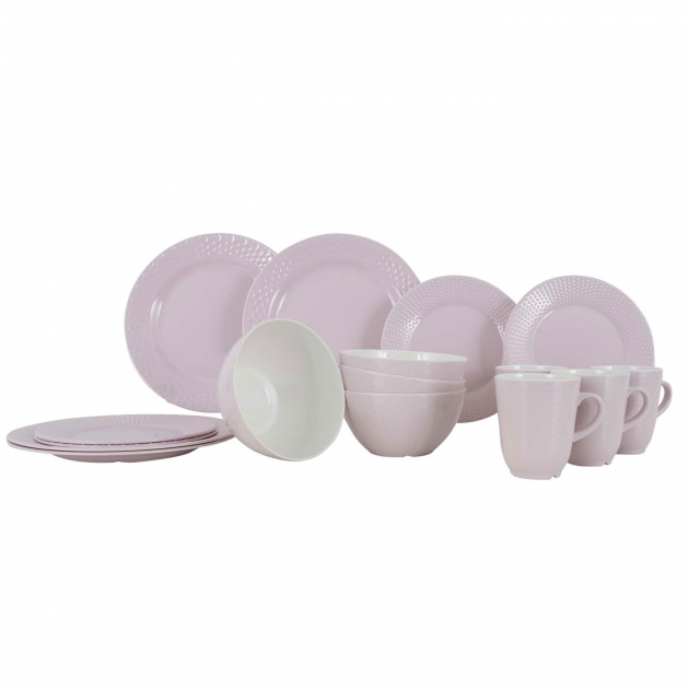 Gimex Melamiiniastiasto Pastel Pink 16-osaa