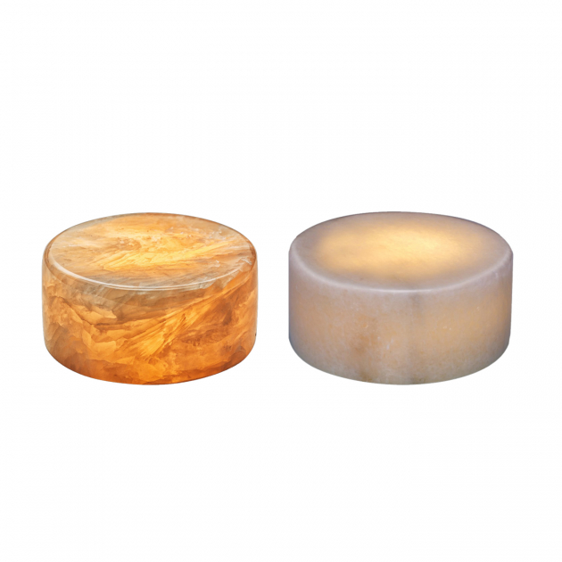 Marble S Pöytävalaisin Aitoa Marmoria