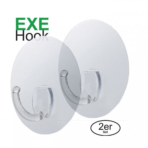 Koukku EXE Pyöreä XL Kirkas 5kg 2kpl