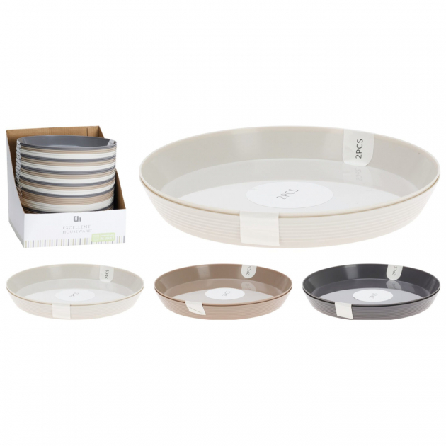 Lautanen 20cm Muovia 2-kpl