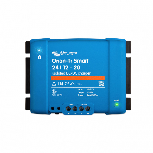 Victron DC/DC Laturi Orion-Tr Smart 24/12-20A (240W) eristetty