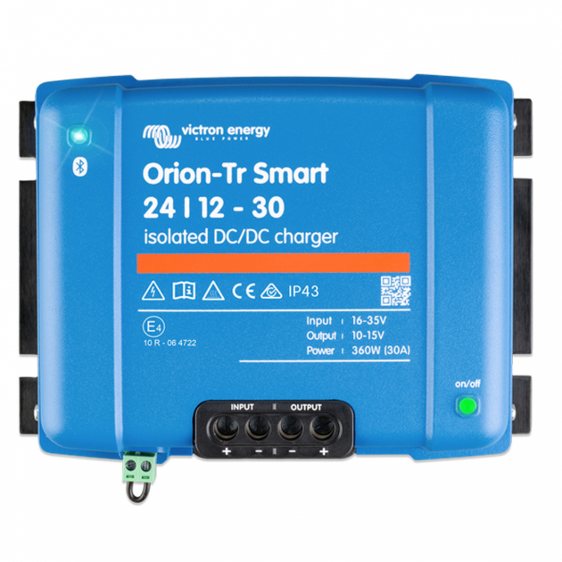 Victron DC/DC Laturi Orion-Tr Smart 24/12-30A (360W) eristämätön