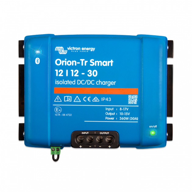 Victron DC/DC Laturi Orion-Tr Smart 12/12-30A (360W) eristetty