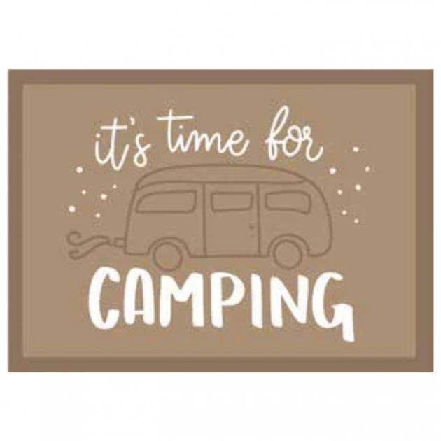 Ovimatto It´s Time For Camping Beige