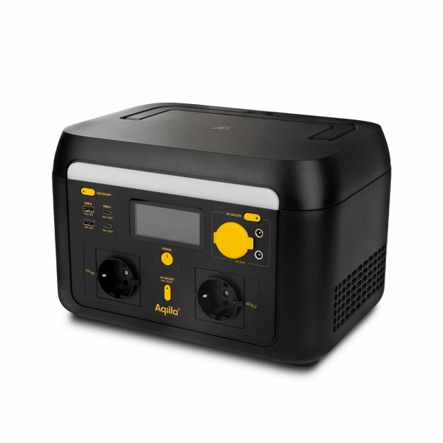 Aqiila Powerbird Powerstation S600V2 600W Musta