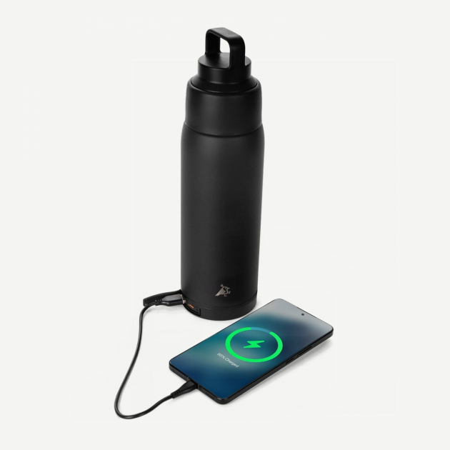 Aqiila Powerbottle 2-in-1 Pullo Ja Powerbank