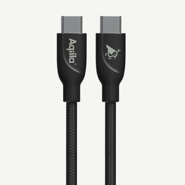 Aqiila Cablebird Latauskaapeli USB C-C 240W Musta