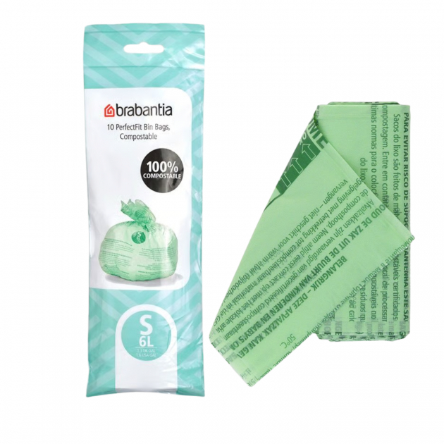 Brabantia PerfectFit-jätepussit 60L 10 kpl
