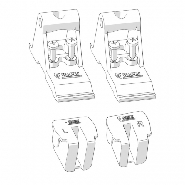 Fiamma Kiinnikkeet Päätyyn F45s/Ti