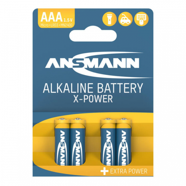 Ansmann X-Power Alkaliparistot AAA 20-pack