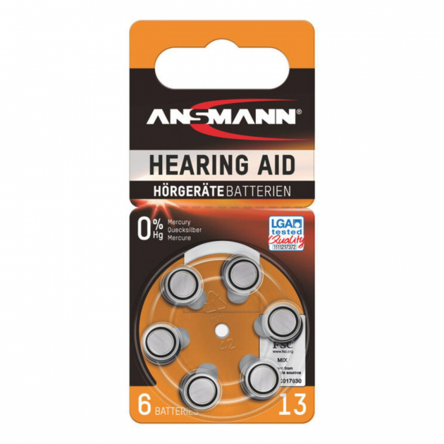 Ansmann Paristo 13/PR48 6-pack
