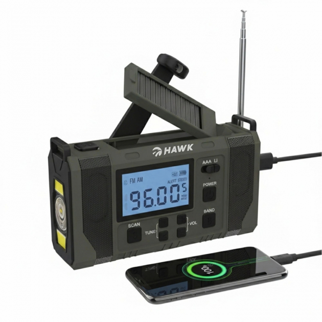 Hawk Expedition Kampiradio Powerbank 10000mAh