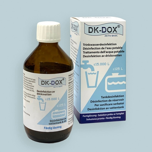 DK-DOX Aktiv Basic 250ml ryhmässä Vesi & Sanitaatio / Kemikaalit / Juomavesisäiliön Desinfiointi @ Campmarket (65779)