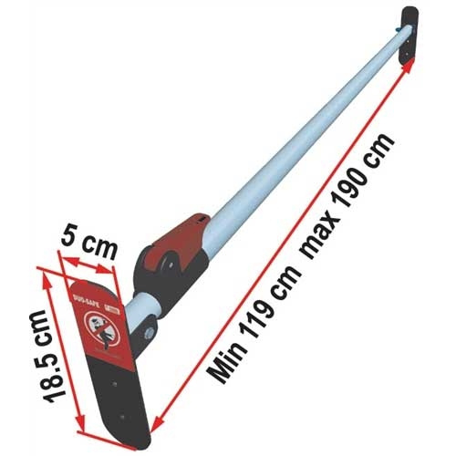 Turvatanko 119-190 cm ryhmässä Matkailuvaunu & Matkailuauto / Koriosat / Muut Tuotteet @ Campmarket (66431)