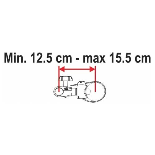 Fiamma Bike Block Pro Sininen ryhmässä Matkailuvaunu & Matkailuauto / Koriosat / Polkupyörätelineet / Lisätarvikkeet @ Campmarket (67048)