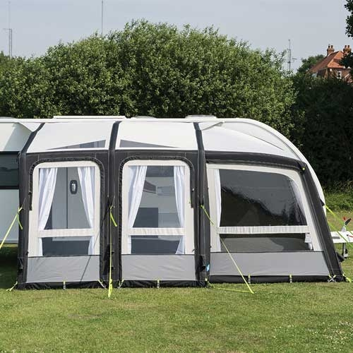 Kampa Rally Air Pro 260 Plus H Matkailuvaunulle ryhmässä Etuteltat & Markiisit / Asuntovaunun Etuteltat / Ilmateltat / Dometic Asuntovaunu Ilmateltat @ Campmarket (67346)
