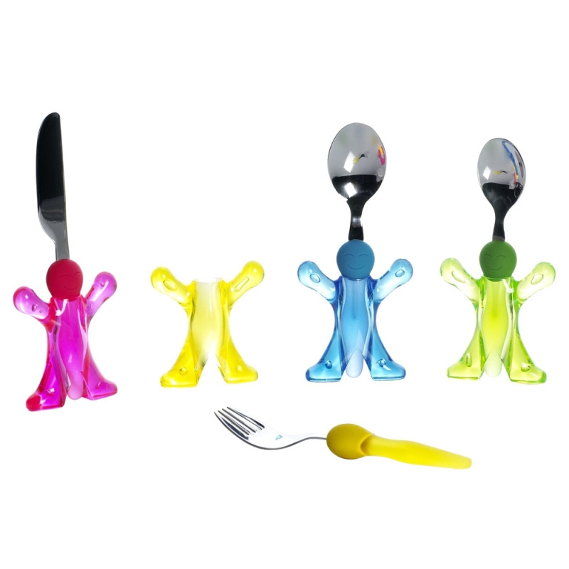 Gimex Ruokailuvälinesetti 4-Osainen Lapsille ryhmässä Kotitalous & Keittiö / Tarjoilu / Lasten Astiat @ Campmarket (67552)