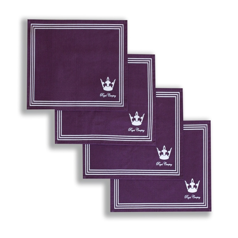 Royal Camping Plommon Tabletit 45x35cm 4kpl ryhmässä Koti & Sisustus / Tekstiilit / Pöytäliinat & Tabletit @ Campmarket (69035)