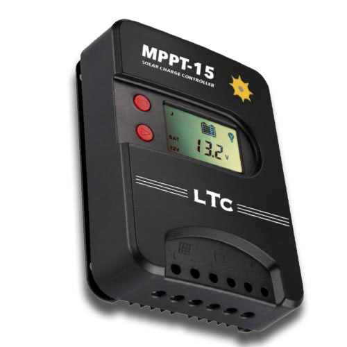 LTC Säädin MPPT 15AMP Näytöllä ryhmässä Matkailuvaunu & Matkailuauto / Elektroniikka / Aurinkopaneelit / Aurinkopaneelisäätimet / MPPT @ Campmarket (69514)