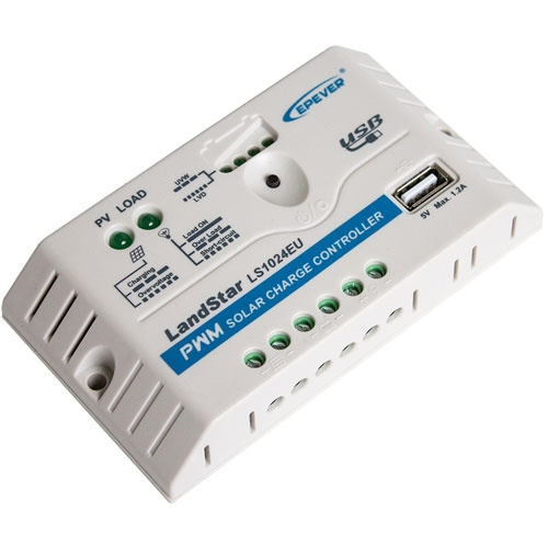 Aurinkopaneelin Lataussäädin 10A 69589:lle ryhmässä Matkailuvaunu & Matkailuauto / Elektroniikka / Aurinkopaneelit / Aurinkopaneelisäätimet / PWM @ Campmarket (71833)