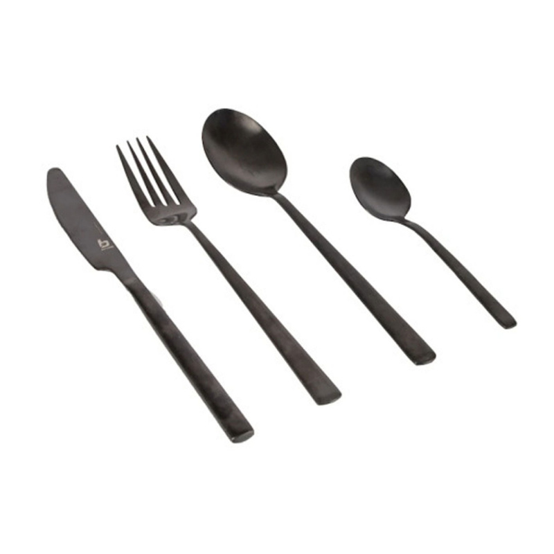 Aterimet Ballona Musta 16-osaa ryhmässä Kotitalous & Keittiö / Tarjoilu / Atrimet @ Campmarket (71879)