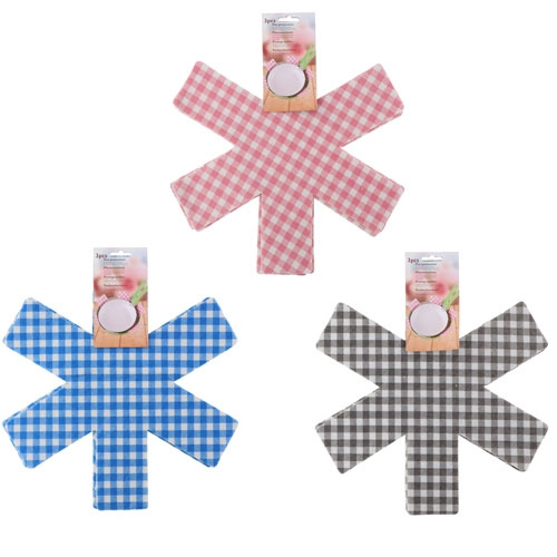 Pannunalunen 38cm 3-Kpl ryhmässä Kotitalous & Keittiö / Keittiötarvikkeet / Keittiötekstiilit & Lasinaluset @ Campmarket (72251)