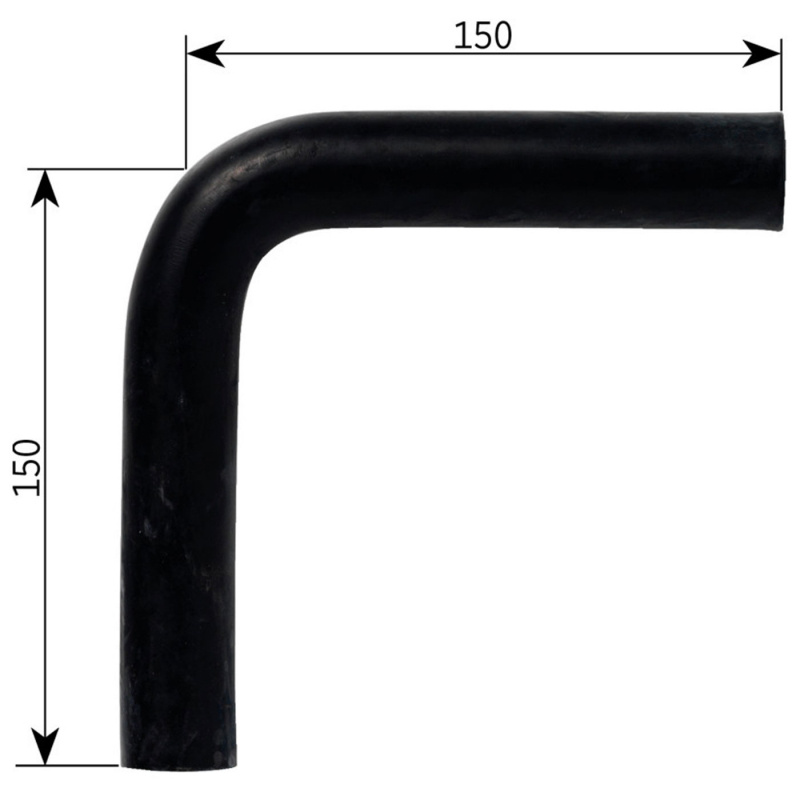 Kumikulma 150 mm ryhmässä Matkailuvaunu & Matkailuauto / Lämmitys & Ilmastointi / Alde / Asennusmateriaalit @ Campmarket (74711)