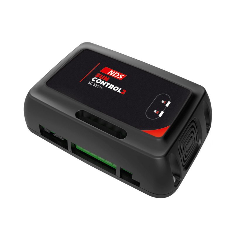 NDS Aurinkopaneelisäädin Sun Control 2 320W ryhmässä Matkailuvaunu & Matkailuauto / Elektroniikka / Aurinkopaneelit / Aurinkopaneelisäätimet / MPPT @ Campmarket (75563)