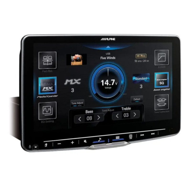 Alpine Multinavigator Halo 9 ILX-905D Carplay ryhmässä Matkailuvaunu & Matkailuauto / Elektroniikka / TV, Kuva & Ääni @ Campmarket (76056)
