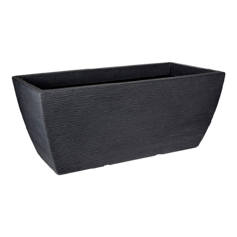 Kukkalaatikko Uurrettu 79x39cm Antrasiitti ryhmässä Koti & Sisustus / Koriste & Hyvinvointi @ Campmarket (77258)